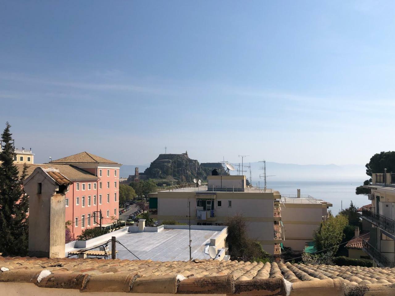 Gregos Rooftop Suite City Center W. Sea View Corfu (city) Exterior foto