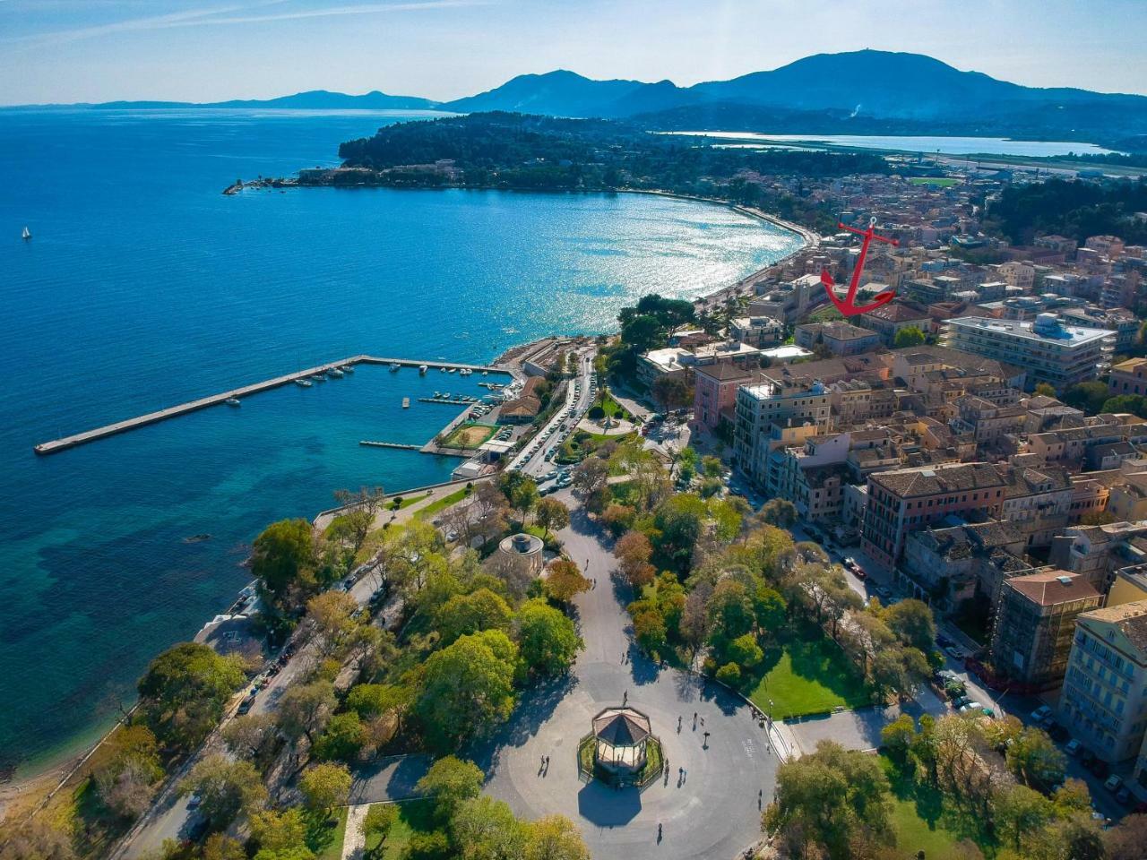 Gregos Rooftop Suite City Center W. Sea View Corfu (city) Exterior foto