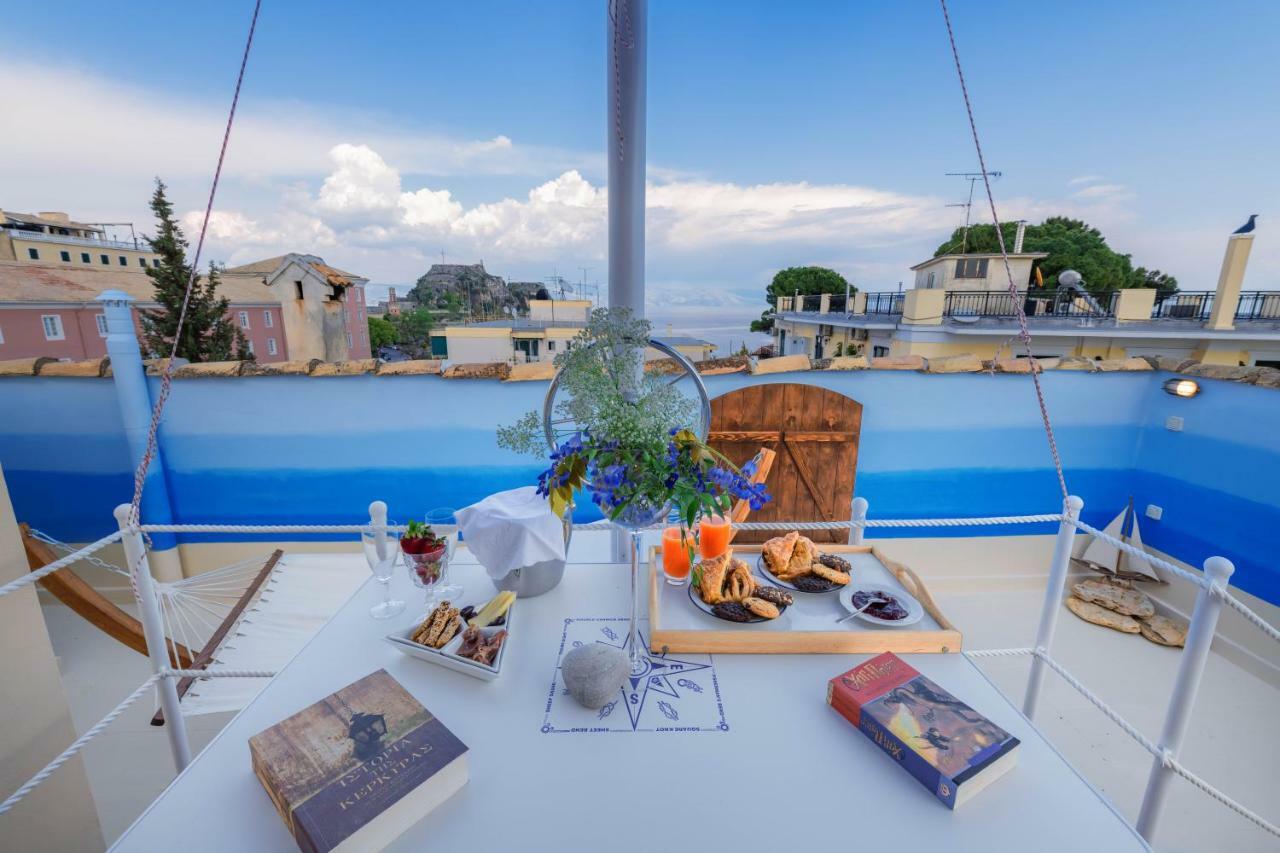 Gregos Rooftop Suite City Center W. Sea View Corfu (city) Exterior foto