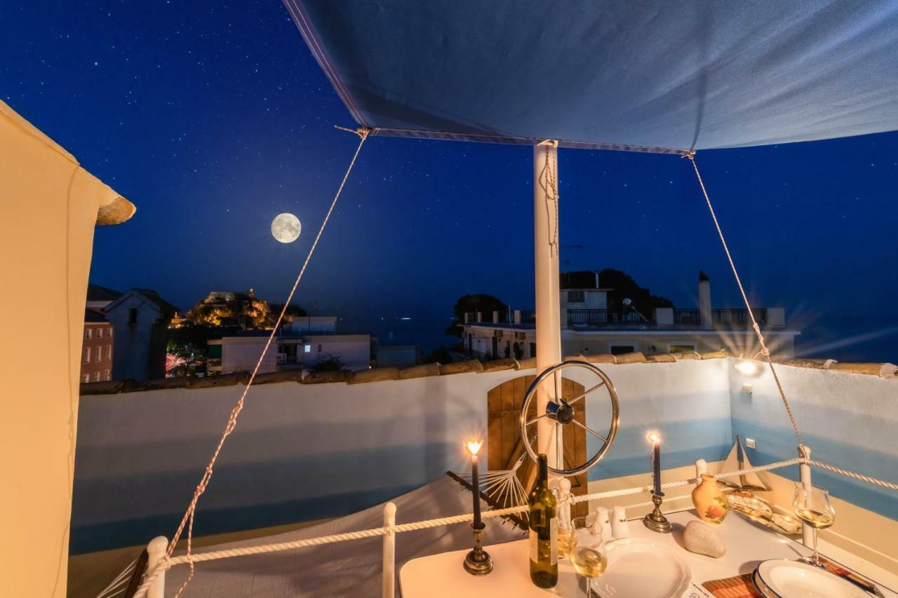 Gregos Rooftop Suite City Center W. Sea View Corfu (city) Exterior foto